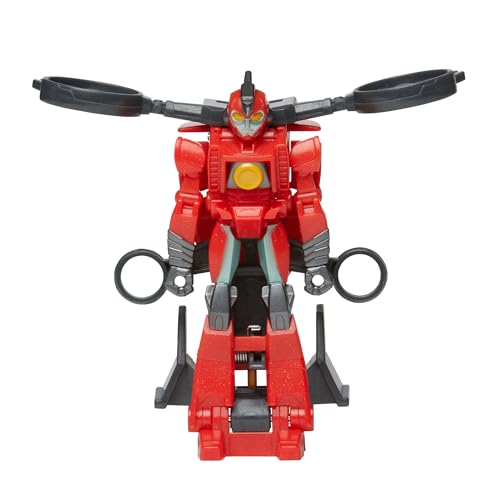 Transformers EarthSpark 1-Step Smash Changers Terran Twitch 4-Inch Action Figure, Robot Toys for Boys and Girls 6 and Up