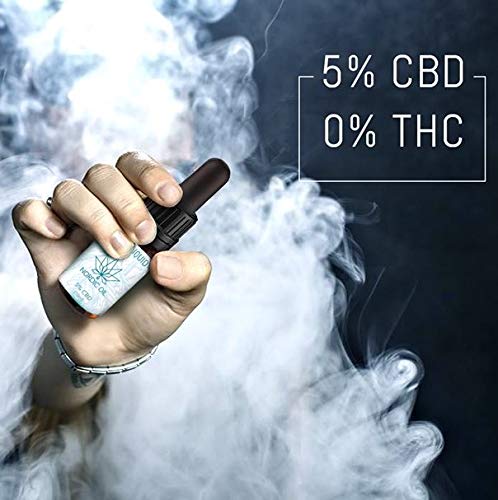 Nordic Oil - 500mg CBD E-Liquid für die E-Zigarette (5% CBD) / ohne Nikotin/PG/VG – Bild 5