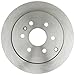 ACDelco Silver Rear Brake Rotor 18A2543A | GM 19255508 Brake Rotors for Select Buick Enclave, Chevrolet Traverse, Chevy, Saturn, GMC Acadia and more