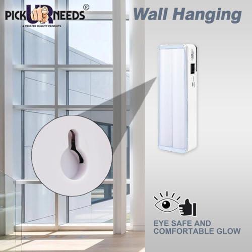 Image of Pick Ur Needs Rechargeable Home Emergency Lantern 60 SMD Tube Floor Lamp Light (White 2)