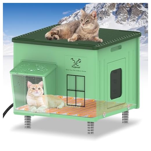 Indestructible Heated Shelter for Cats