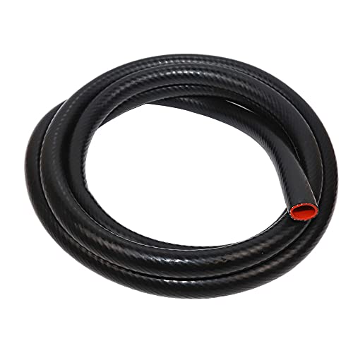 LTI Universal 10ft 19mm 3 4 ID High Temperature 1-Ply Reinforced Silicone Heater Hose (BLACK 19MM)