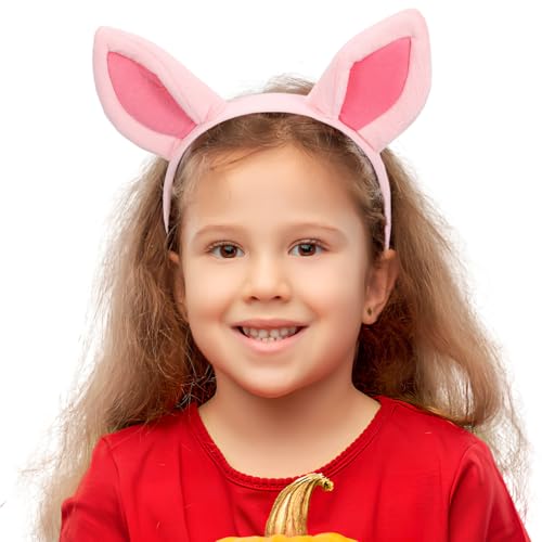 SEWACC Pig Ears Headband Plush Animal Ears Halloween Christmas Festival Theme Party Cosplay Costume Headbands by SEWACC - Used condition - Image 5