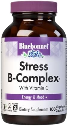 Bluebonnet Nutrition Stress Relief B Complex Vegetable Capsules, ...
