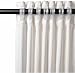 IKEA Ritva White Curtain Set - Size: 57 x 98 (1, White)