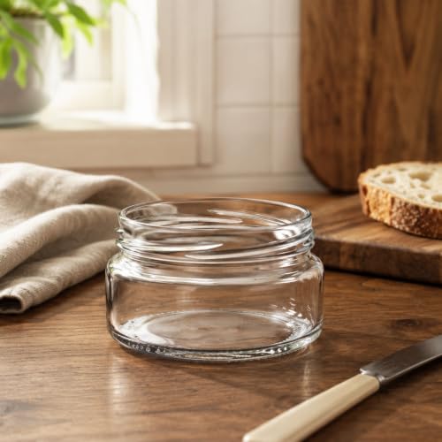 KADAX 50er Set Einmachgläser 250ml TO66 Symmetrische, Marmeladengläser Vorratsgläser Mason Jar mit Schraubdeckel… – Ansicht 3
