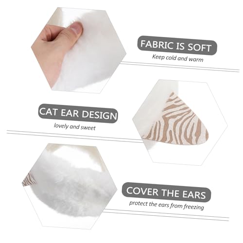 Orejeras de invierno para mujer con diadema de gato el regalo ideal y útil 2