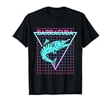 Barracuda Fish Fishing Aesthetic Retro Barracuda T-Shirt
