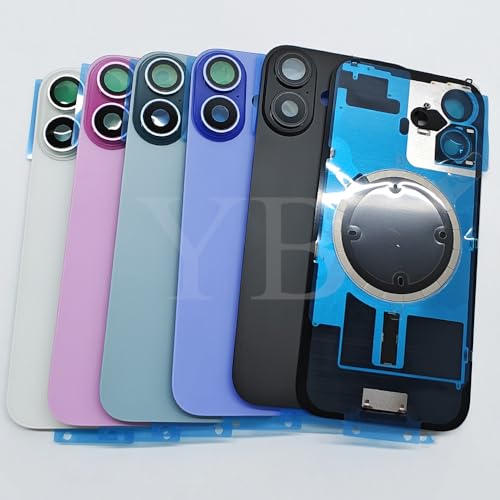 Back Glass Replacement for iPhone 16 Rear Housing Cover Door 1PC Pink by Generic - Used condition - Image 6