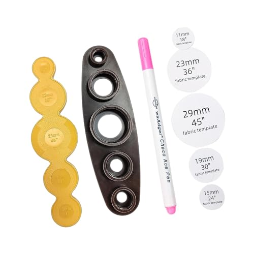 MotiveTech Máquina para Hacer Botones, Botones Forrados de Tela, Universal, para Coser, Kit Portátil para Manualidades con Botones, Sin botón, Individual
