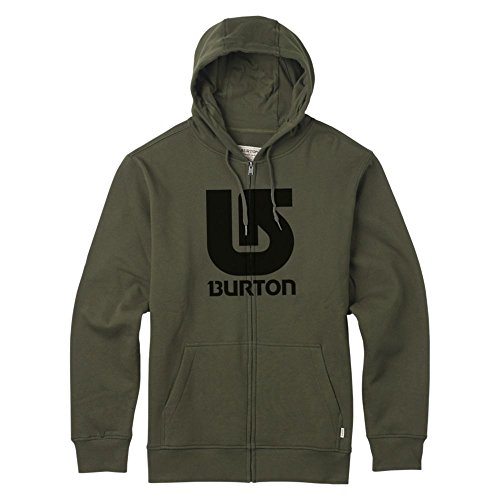 Burton Logo Vertical Felpa con Cappuccio e