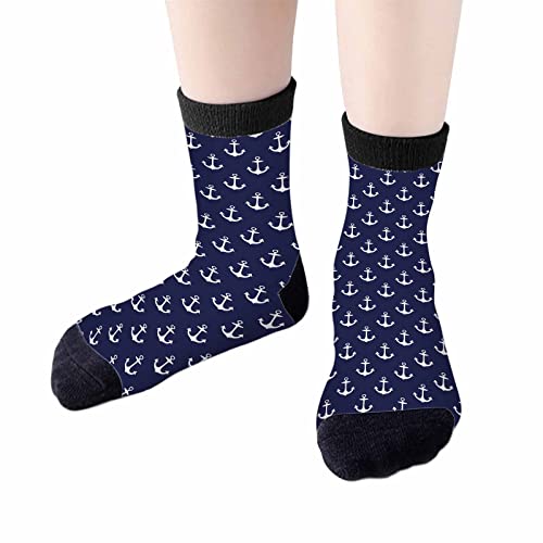 Image of Crew Socks for Woman Size 6-8 Tropical Wildlife Bright Teal Girls Socks