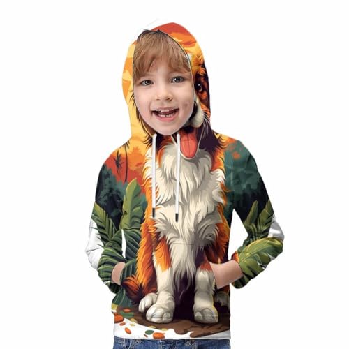 Sweat Le Chien 3D idée cadeau ado vêtement chaud hivernal