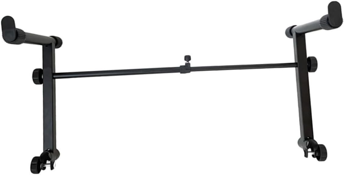 Adjustable Keyboard Stand Holder Extension Rack for Electric Pianos Design Height Enhancement Lightweight and Portable Musical Instrument Supply Black