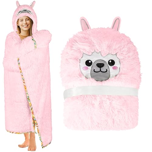 Couverture à capuche alpaga Gugxiom, le cadeau de Noël parfait