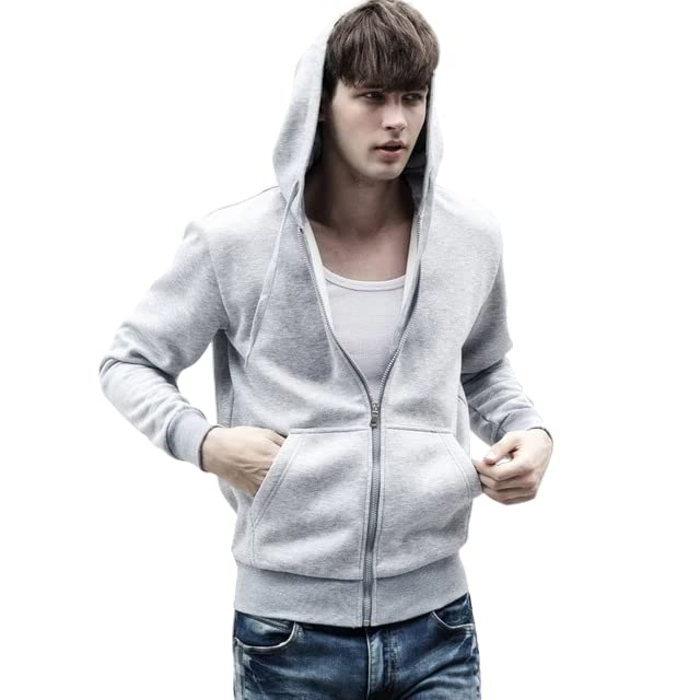 Men's Travel Cotton Solid Plain Hoody Sports Winter Gym Workout Running Travel Trekking Hooded Sweatshirts and Hoodies for Men Boys Cotton Winter Casual Wear-picture-41