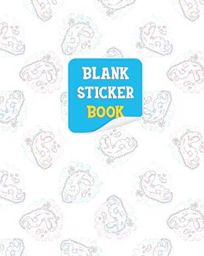 Blank Sticker Book: Funny Colorful Dinosaurs Activity Cover Blank Sticker Collecting Album Book For Boys Girls and Kids image 2