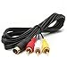 Produktbild C-FUNN Audio Video Av Kabel Passend Für Sega Saturn A/V 1.8 M 6Ft RCA Anschlusskabel