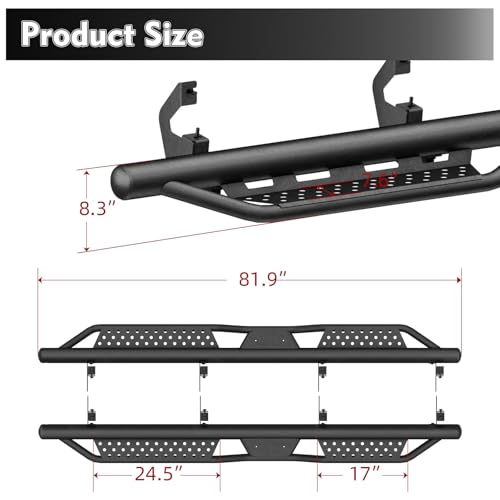 Estribos para Chevy Silverado y GMC Sierra 2019-2025 miniatura 2
