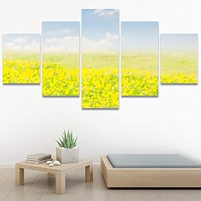 SIGNWIN 5 Panel Canvas Wall Art Modern Art...