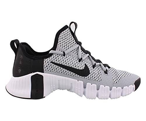 Nike Tênis unissex Metcon 3 Free Size, Cinza lobo/preto/branco, 10.5