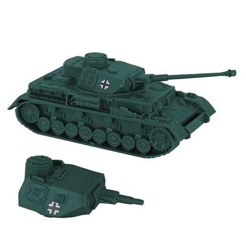 BMC CTS WW2 German Panzer IV Tank - Forest-Green Plastic Army Military Vehicle