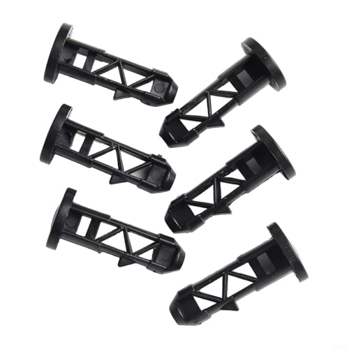 Pin de bisagra de plástico de 67 mm de largo para tapa de cubo de basura compatible con cubos de basura con ruedas de 240 L con cabezales estándar de 31 mm (3 pares)