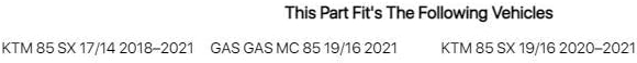 Acerbis Side Panels Black - Fits: KTM 85 SX 2018