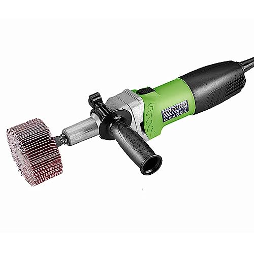 Toplionace Amoladora Recta Eléctrica de 220V 800W, Máquina de Trefilado de Alambre de Acero Inoxidable, Máquina de Pulir de Metal, Velocidad Ajustable