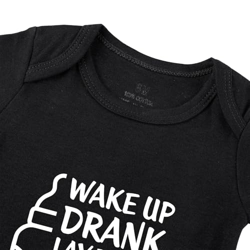 Wake Up Drank Lay Down Drank Spit Up Drank Baby Bodysuit Funny Baby Bodysuit Newborn Unisex Romper4