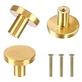 Einfache Installation: Wir bieten Ihnen professionelle 25-mm-Schrauben, die für die meisten Haushaltsgegenstände geeignet sind. Sie können den Messinggriff schnell installieren, der Vorgang ist einfach.