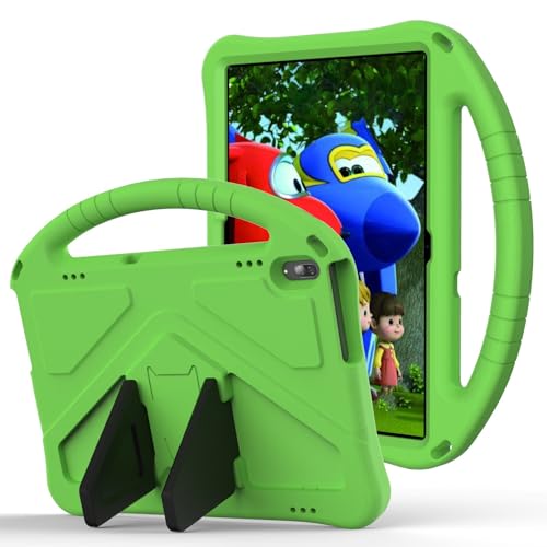 Étui vert Lenovo Tab M10 10.1 anti-casse pour éviter les fissures avec support vidéo