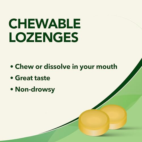 Gravol Ginger - Nausea & Upset Stomach Relief with Organic Ginger Extract - Chewable, Great Taste & Non-Drowsy - 20 Lozenges (Pack of 1) - 4