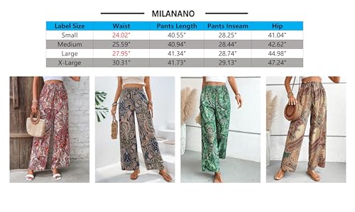 Palazzo Pants for Women 2024 High Waisted Boho Casual Loose Summer Wide Leg Pants2