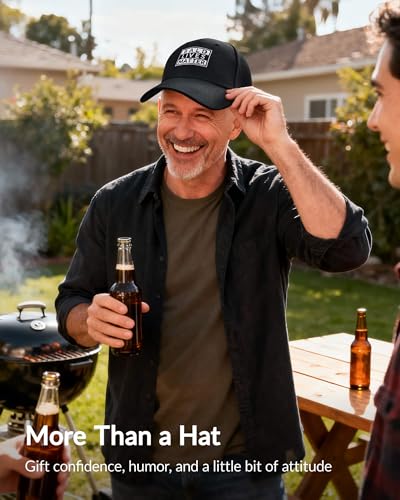 Jeasona Bald Lives Matter Hat Bald Gifts for Men Funny Gifts for Men Rude Christmas Funny Secret Santa Presents Stocking Fillers for Him Novelty Joke Presents Fun Silly Xmas - Image 2