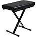 Ultimate Support JS-XB-100-B JamStands Extra Capacity Keyboard Bench, Black, 18401