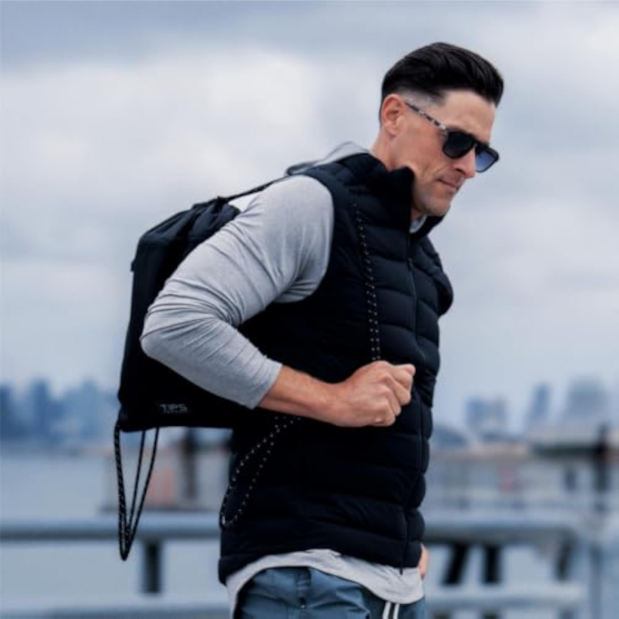 TIPS Drawstring Backpack Durable Ballistic Nylon