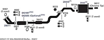 AP Exhaust Products 28440 Exhaust Pipe