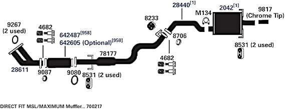 AP Exhaust Products 28440 Exhaust Pipe