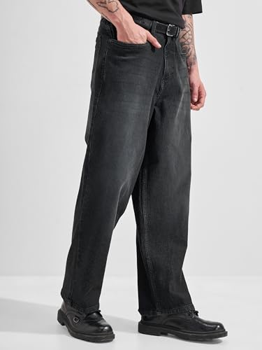 Image of Highlander Men Men's Straight Relaxed Fit Jeans | Stretchable | Everyday Comfort & Style| Jeans for Man|Premium Cotton Blend