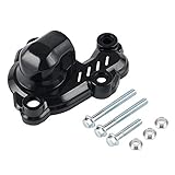 ktm wasserpumpenrad Farbe: Blau, Orange, Schwarz RONGLINGXING Powersports Teile Motorrad der Wasserpumpenabdeckung Schutz For KTM SXF XCF EXCF EXCF Sixdays 250 350 2017 2018 2019 2020 orange Wasserpumpe Schutz (Color : Black)