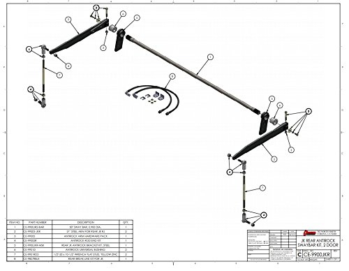 New Rockjock Antirock Front & Rear Sway Bar Kit,Compatible With 07-18 Jeep Wrangler Jk 2-Door 2007 2008 2009 2010 2011 2012 2013 2014 2015 2016 2017 2018 #TOP4