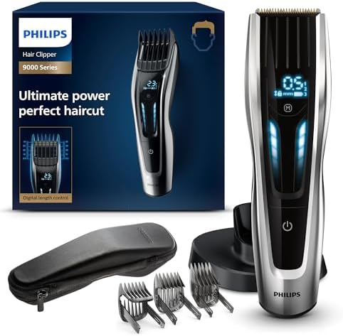 Philips Series 9000 Hair Trimmer with 400 Length Settings…