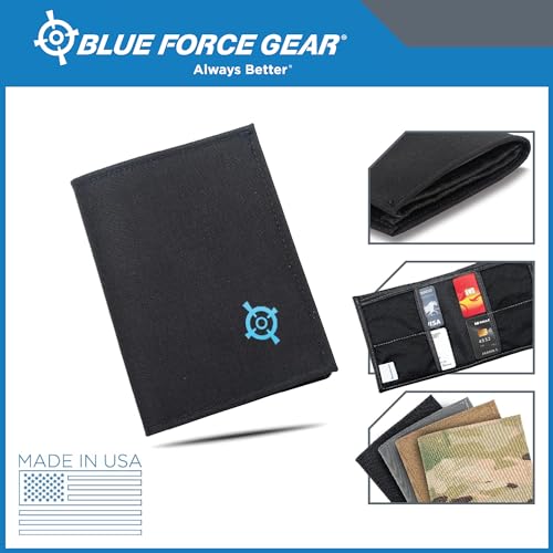 Blue Force Gear Lightweight Wallet for Men with ULTRAcomp Material - Black2