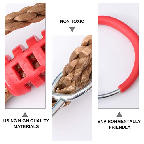 Hemoton Anéis para Crianças Ninja Anéis de Barra de Balanço Conjunto de Balanço de Corrente Conjunto