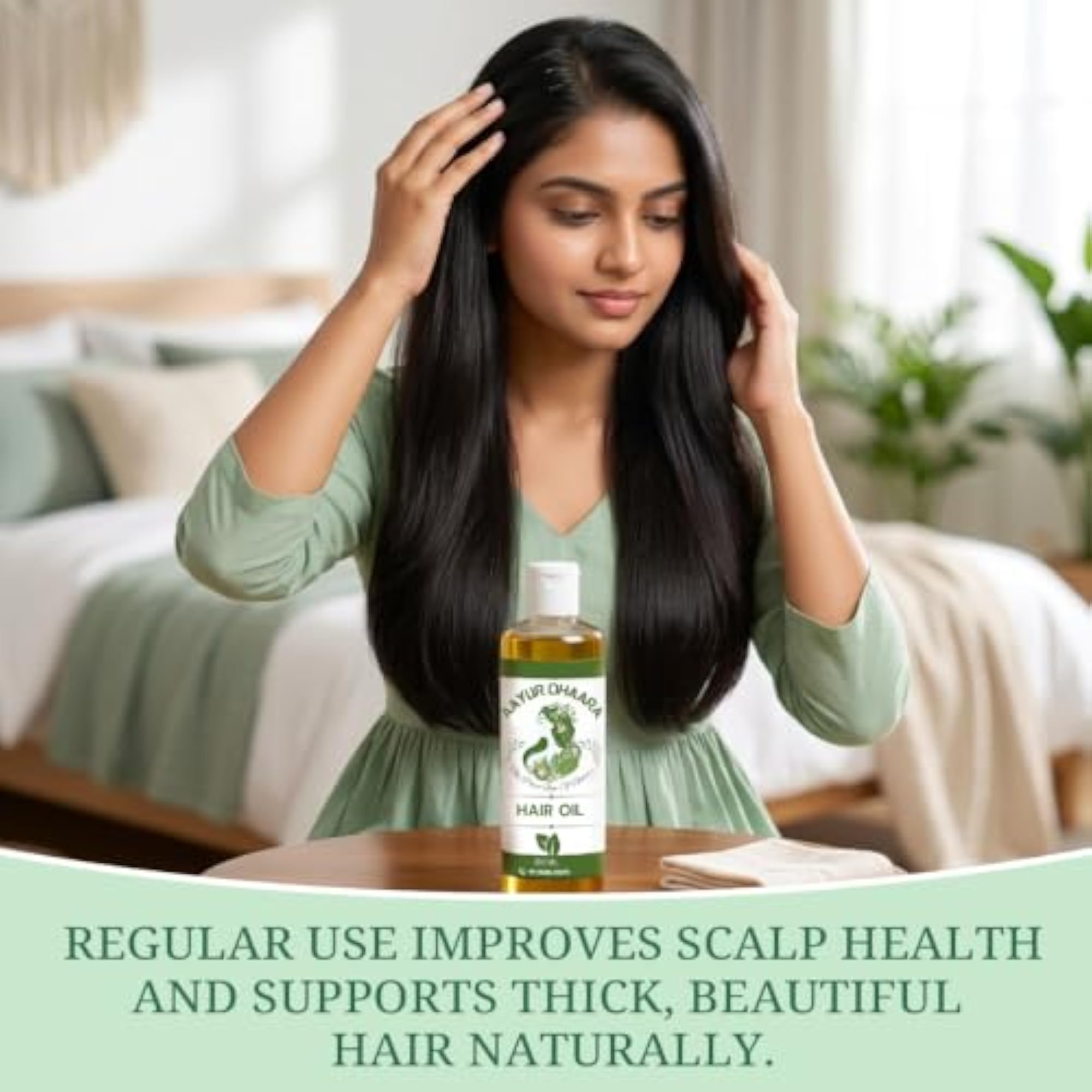 Aayur Dhaara Herbal Hair Oil 200ml, Nourishing Formula