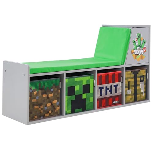 Minecraft Storage Bench with Cushion