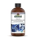 Magnesium Glycinate & Magnesium Malate Liquid - 16 Oz Magnesium Concentrate - Vegan & Gluten-Free - Bone, Muscle, and Cardiovascular Support - Suitable for All