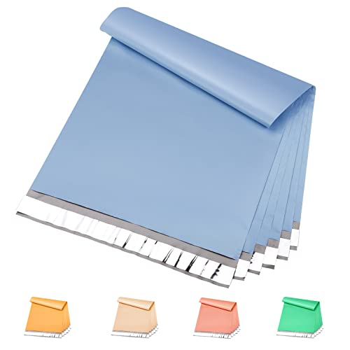 Image of Metronic Poly Mailers 14.5x19 200pcs, Large Shipping Bags for Clothing, Durable Shipping Envelopes, Mailing Bags for Small Business, Waterproof and Tear-Proof Poly Bags Blue