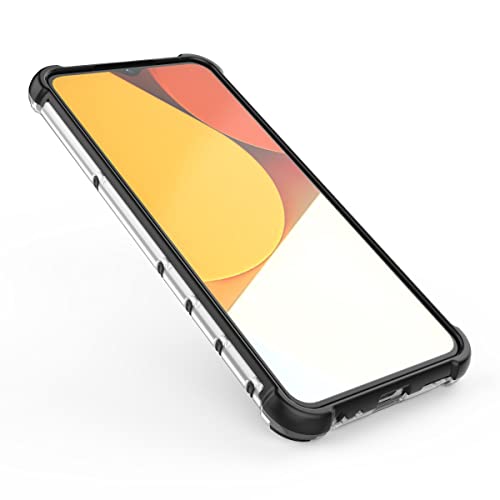 Image of Glasgow Back Case Cover Compatible with [ Vivo Y35 ] (Stylish Design) - Black